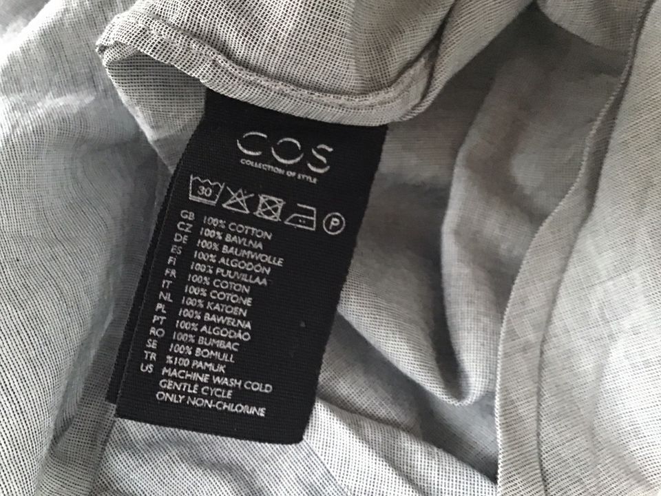 Bluse/Oberteil grau von COS Größe 38/40 in Gottmadingen