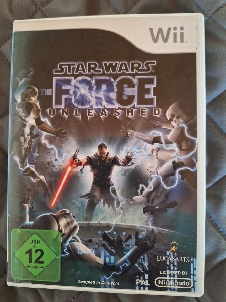 Wii Spiel Star Wars the Force in Herdorf