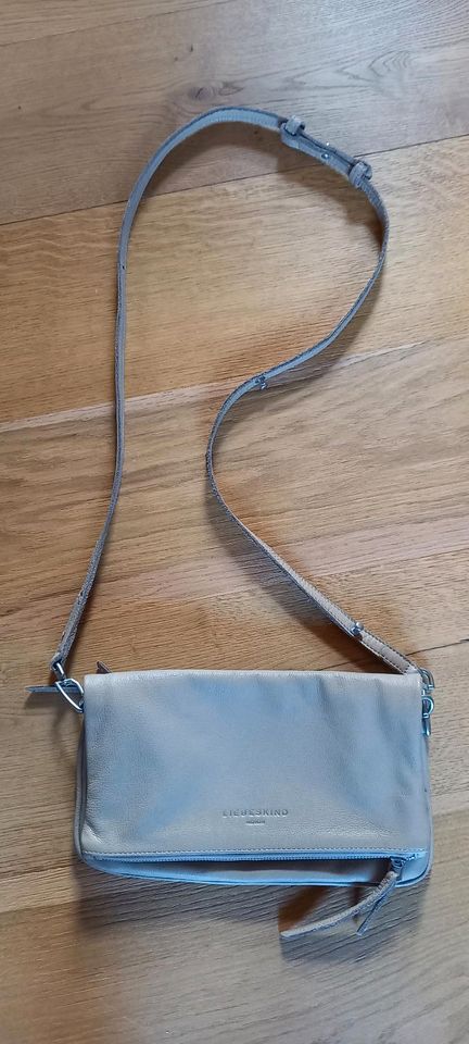 Liebeskind Berlin Tasche Umhängetasche beige Leder klein in Rottenburg a.d.Laaber