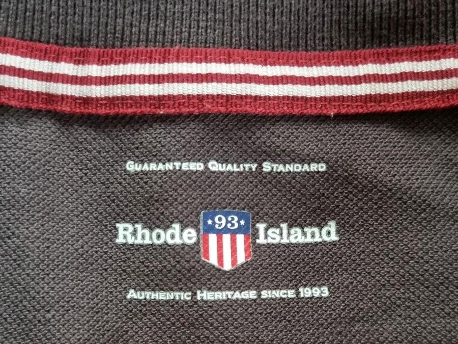 Herren Polohemd Shirt Kragen Rhode Island braun Gr. L in Ganderkesee