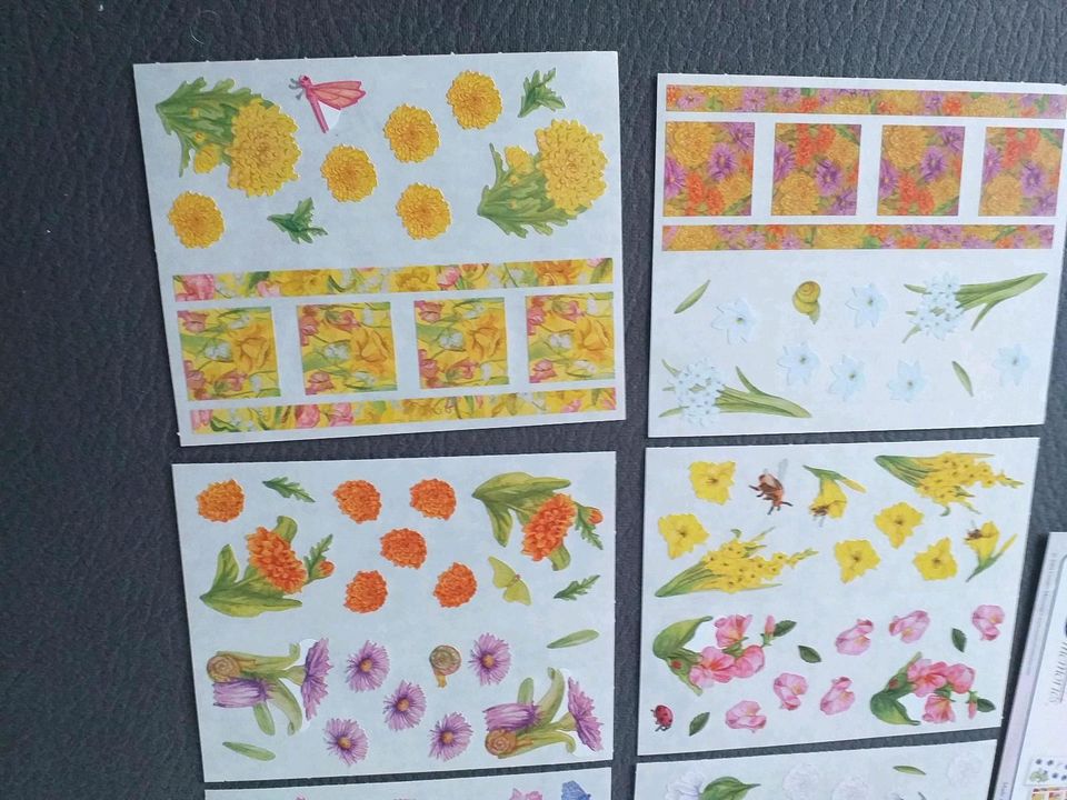 Creative Memories u.a. Bloom Sticker, Blumen und silb.Buchst. in Probsteierhagen