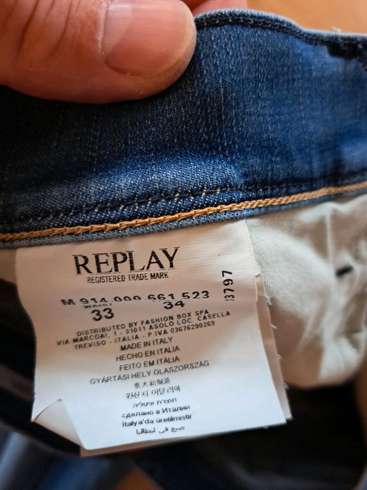 Replay Jeans 33/34 in Scheibenhardt