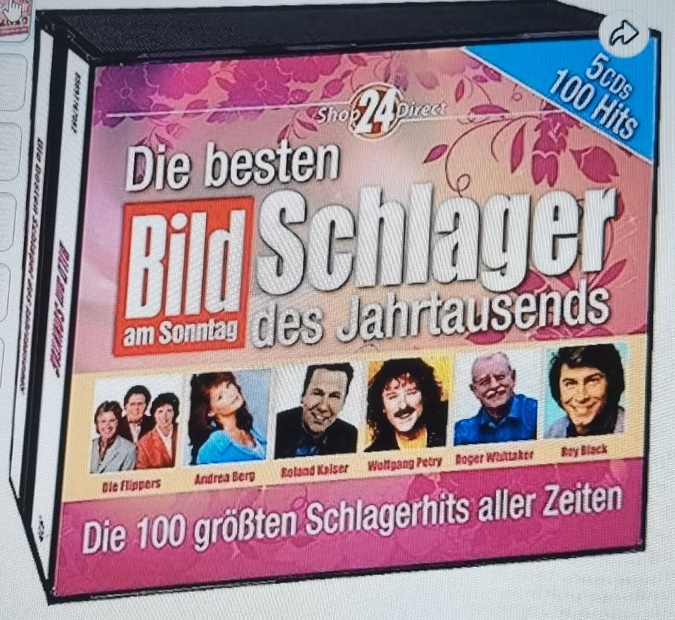 Die besten Schlager des Jahrtausends BILD SONNTAG nur  Disk 1 CD in Karlsruhe