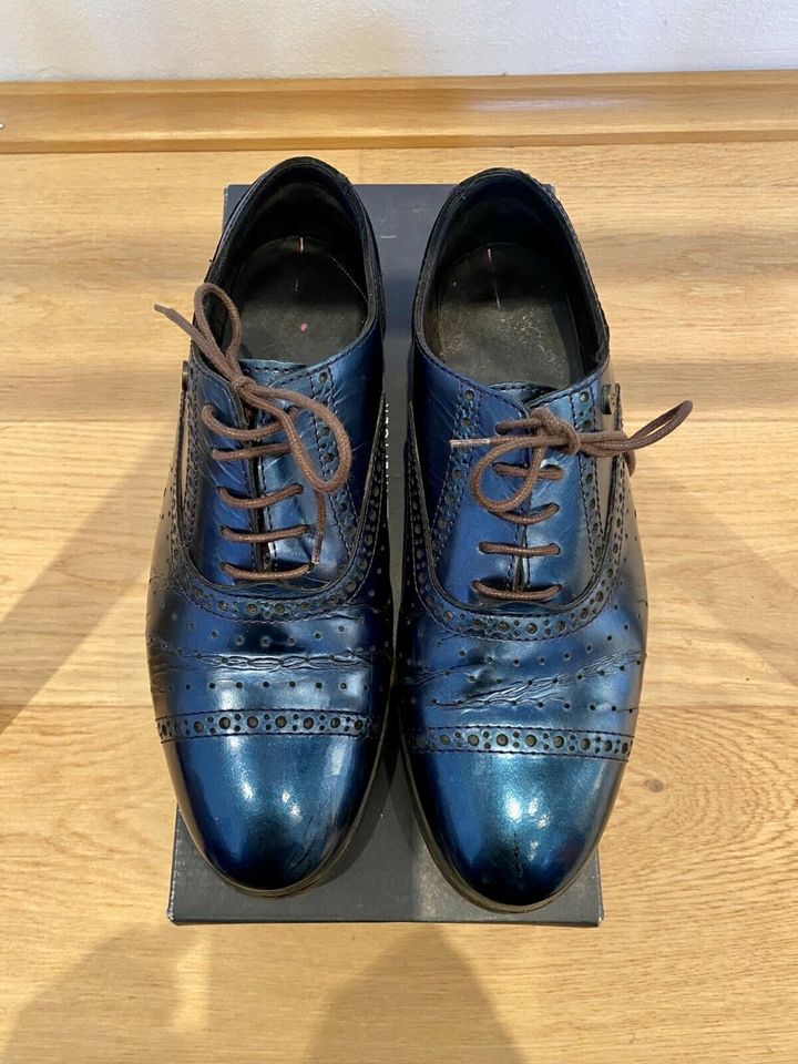 Tommy Hilfiger Budapester blau Metallic Gr.38 in Dortmund