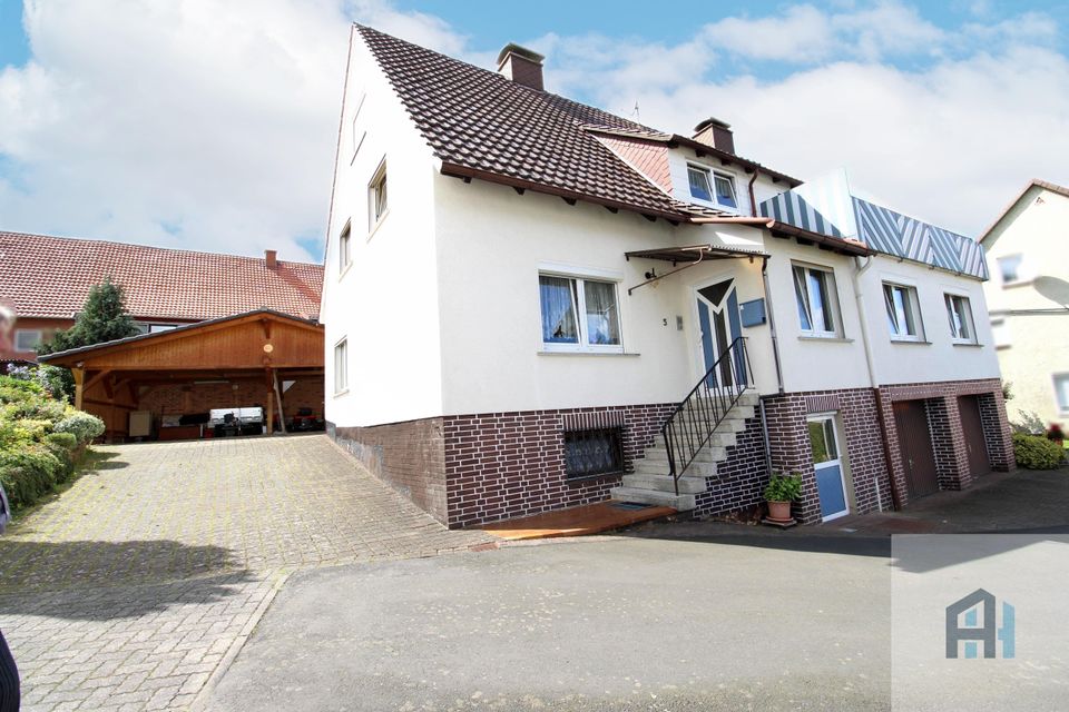 PREISREDUKTION: Geräumiges 1-2 Familienhaus im Umland von Göttingen in sehr ruhiger, sonniger Lage & mit großem Garten in Wesertal