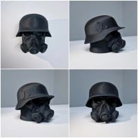 - Stahlhelm - Gasmaske - Abdeckkappe - Anhängerkupplung - AHK - Bayern - Mellrichstadt Vorschau