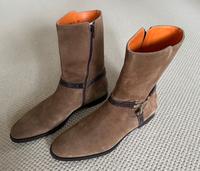 Santoni (hohe) Stiefel Boots Gr. 8.5 Veloursleder, auch Tausch Niedersachsen - Seevetal Vorschau