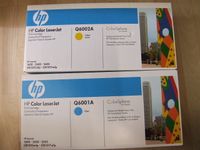 2 x Hewlett Packard Original HP Color Laser TONER Q6001A + Q6002 Berlin - Schöneberg Vorschau