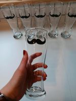 Bierglas Pilsglas Mustache Schnurrbart 6 Stück Neu Essen - Steele Vorschau