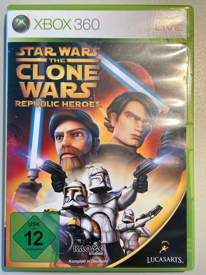 Star Wars The Clone Wars: Republic Heroes Videospiel (Xbox 360) in Herne