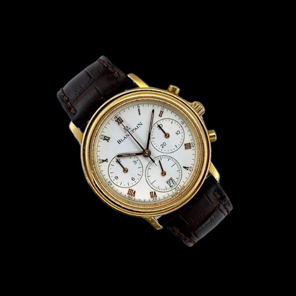 Blancpain Villeret Chronograph Datum 18K Ref. 1185-1418-55 in Bayern -  Ebersberg | eBay Kleinanzeigen ist jetzt Kleinanzeigen