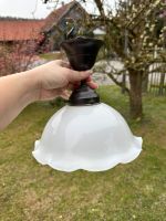 Lampe Landhausstil Bauernhaus weiß Glas Leuchte Deckenleuchte Bayern - Loiching Vorschau