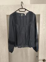 Bluse Blau/Grau Gr. 40 Hessen - Vellmar Vorschau
