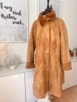 Vintage Mantel Veloursleder Webpelz camel Gr XL Hannover - Südstadt-Bult Vorschau