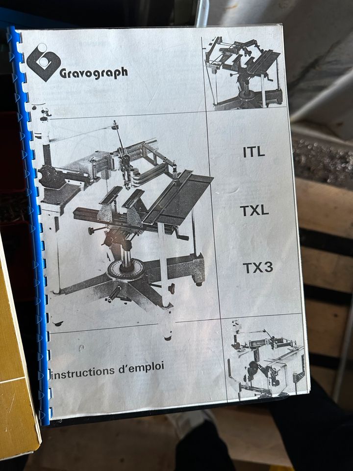 Grafograph Mod . TXL Schriftenfrässmaschine gebraucht in Kirchheim Ufr