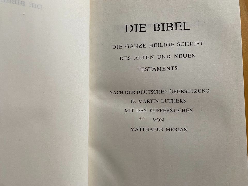 Die Merian Bibel - Die ganze Heilige Schrift /Text revidiert 1964 in Hamburg