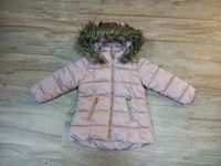 H&M 98 Steppjacke Winterjacke rosa Gold Kapuze abnehmbar Brandenburg - Großbeeren Vorschau