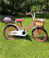 AMIGO 18" Zoll Fahrrad pink weiß inkl. Körbchen und Helm Niedersachsen - Stadthagen Vorschau