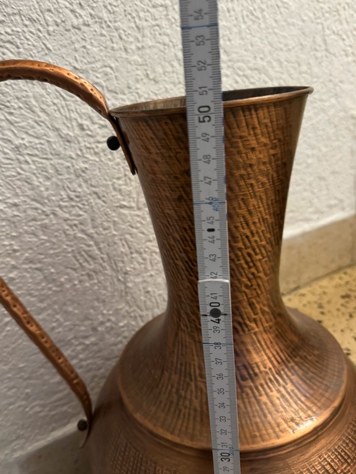 Große Kupfervase ohne Schäden als Deko oder Vase in Ortenberg
