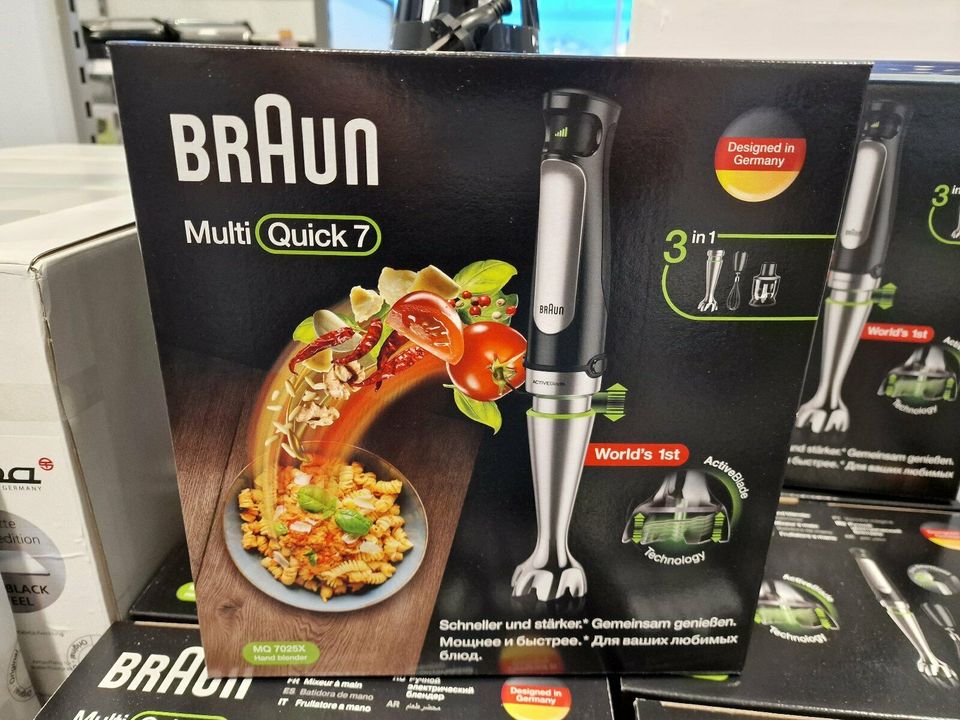Braun MultiQuick 7 MQ 7025 X, Stabmixer Set , Neu in Niedersachsen -  Osnabrück | eBay Kleinanzeigen ist jetzt Kleinanzeigen
