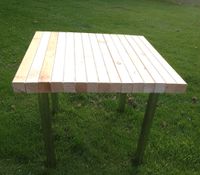 Gartentisch Holz unlackiert DIY 90 x 90 cm Nordrhein-Westfalen - Hamm Vorschau