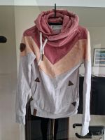 Naketano Pullover Hoodie mit Kapuze Grau Orange Rot Rosa S 36 Nordrhein-Westfalen - Neuss Vorschau