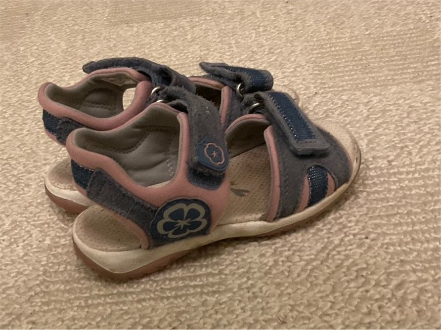 Superfit Sandalen Gr. 27 Mädchen Blume blau rosa in Benningen