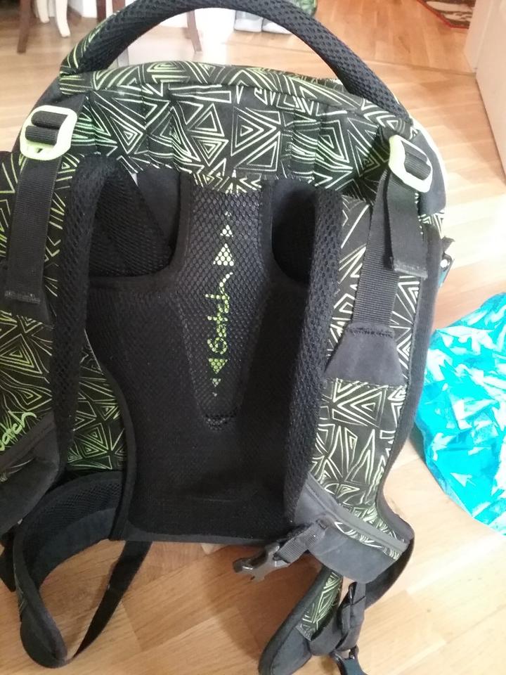 Satch Rucksack mit Regenschutz für Schule grün in Leipzig