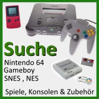 [SUCHE] alte Nintendo Spiele & Konsolen, Super, N 64, Gameboy Bayern - Maxhütte-Haidhof Vorschau