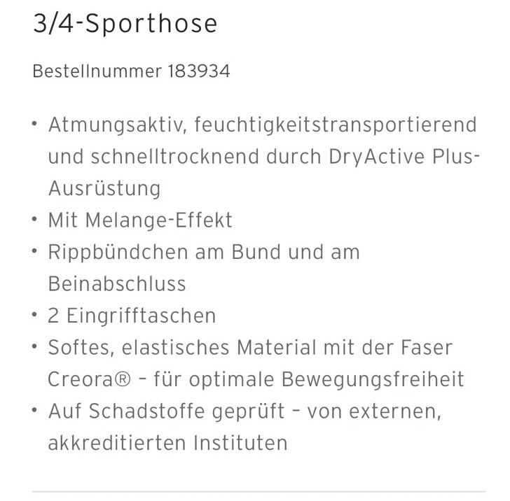 44-46 - Tcm Tchibo 3/4 Sporthose Sport Hose Yoga sweat grau lila in Erftstadt