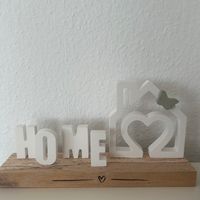 HOME Deko Raysin Buchstaben Haus mit Herz Geschenk Baden-Württemberg - Langenau Vorschau