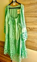 Mintgrün zarte Lochstickerei Bluse_Kleid Sachsen-Anhalt - Biederitz Vorschau