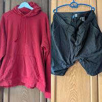 Set Hoodie Rot XXL und cargo shorts 38 Nordrhein-Westfalen - Haan Vorschau