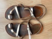 Barfußsandalen Leder handgemacht griechische sandale Barefoot Baden-Württemberg - Karlsruhe Vorschau