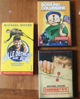Michael Moore 3x DVD Fahrenheit 9/11 Bowling for Columbine + Buch Nordrhein-Westfalen - Marl Vorschau