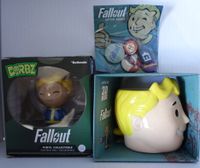 Fallout Merchandise, Figur (Vault Boy), Tasse, Sticker Schleswig-Holstein - Rieseby Vorschau