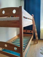 Kinder Etagen Bett Hochbett  Massiv Holz Buche schräge Leiter Dresden - Gruna Vorschau