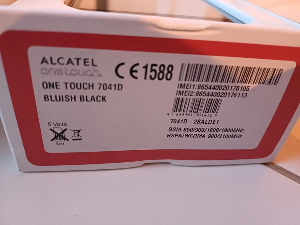 Alcatel onetouch pop C7  7041D bluish Black in Ubstadt-Weiher
