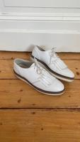 Zign Damenschuh weiß Slipper Halbschuh Leder weiß Business Gr.39 Nordrhein-Westfalen - Mönchengladbach Vorschau
