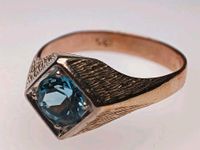 Antiker Vintage Blautopas Ring 333 Gold 8k 50er Jahre antik 56 Niedersachsen - Reinstorf Vorschau