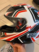 agv horizon e2205 multi white carbon red Motorradhelm S Baden-Württemberg - Engelsbrand Vorschau