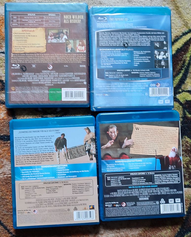 Mel Brooks Blu-Ray Sammlung (Blazzing Saddles Spaceballs) in Schöntal