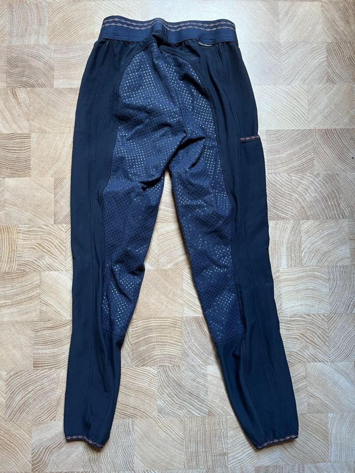 Pikeur Reithose Juli Athleisure Grip Ganzbesatz dunkelblau, Gr.38 in Lünen