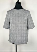 ✨ Stilvolles Designer Sweatshirt Opus weiß schwarz Glencheck M ❣️ Berlin - Steglitz Vorschau