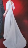 Brautkleid 2 teilig Gr. 34/36 weiß Satin Spitze Thüringen - Erfurt Vorschau