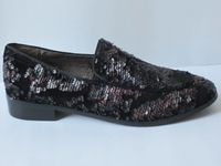 Si Loafer Slipper College Schuhe Gr. 41 schwarz Pailletten München - Hadern Vorschau