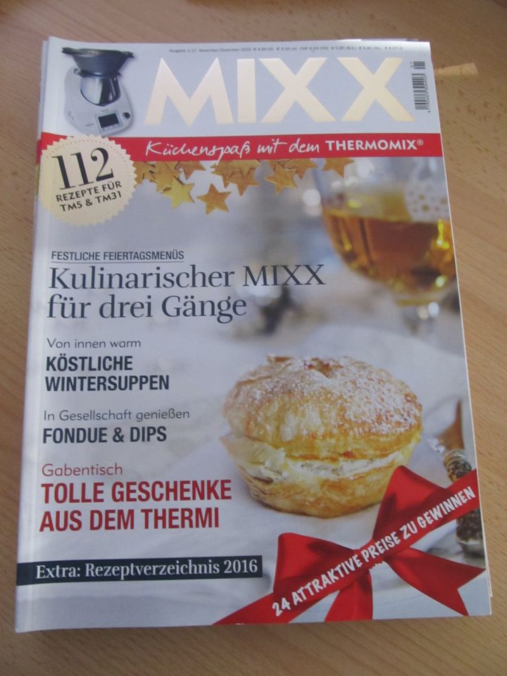 6 Zeitschriften MIXX, Küchenspaß mit dem Thermomix 2017 in Spremberg