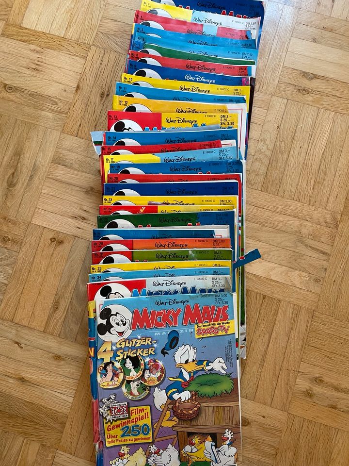 Walt Disney Mickey Mouse Comics aus den 1990er Jahren in Karlsruhe