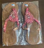 Damen Sandalen / Flip Flops in Größe 38 — Farbe: weiß Bayern - Aichach Vorschau