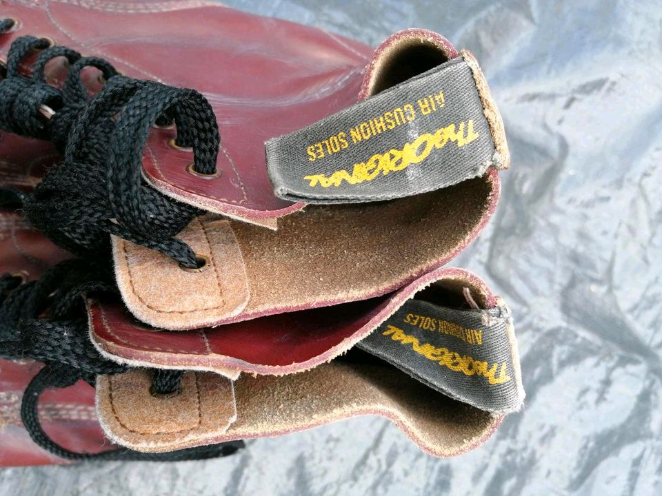 Vintage Stiefel dr martens rot Schuhe Gr 39/38 the original air in Worms